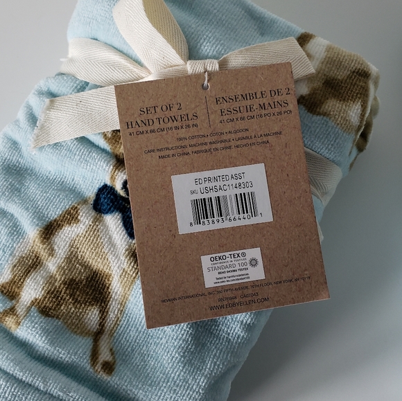 2 Pairs! Easter Hand Towels ED by Ellen Degeneres - Picture 5 of 5